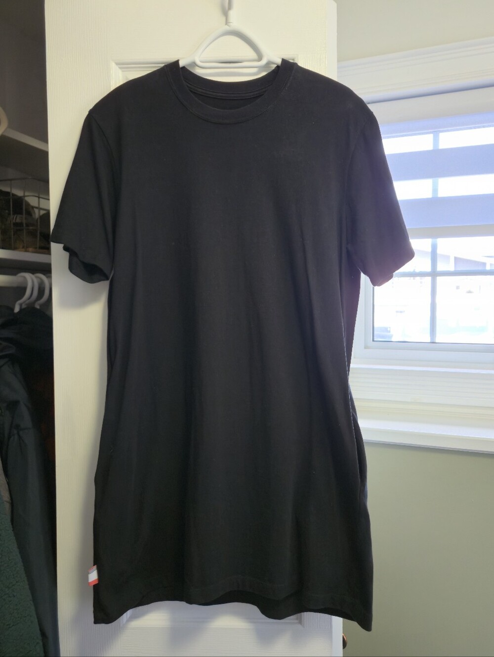 Province Of Canada Cotton T-Shirt Dress Black